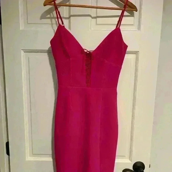 Nicholas Crepe Corset Bra Dress